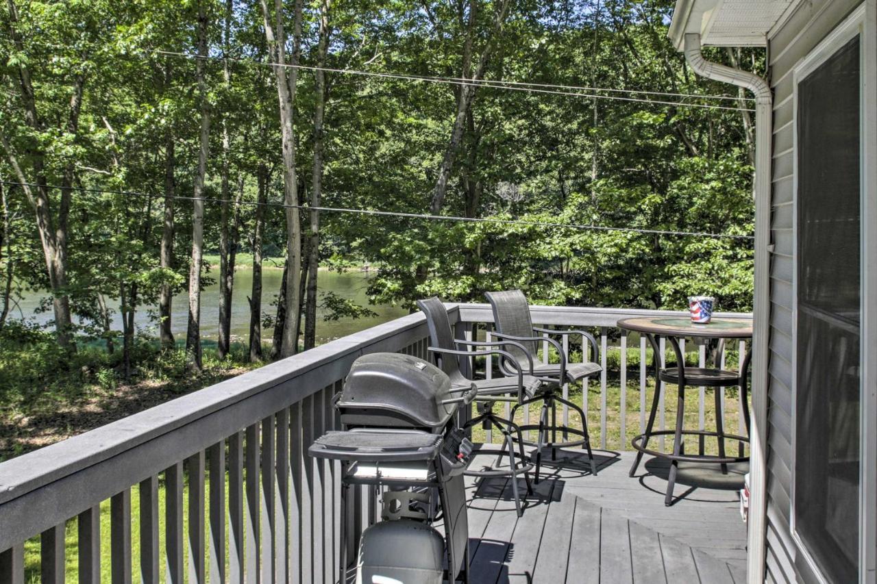 Spacious Home With Deck, Grill And Delaware River View Callicoon Dış mekan fotoğraf