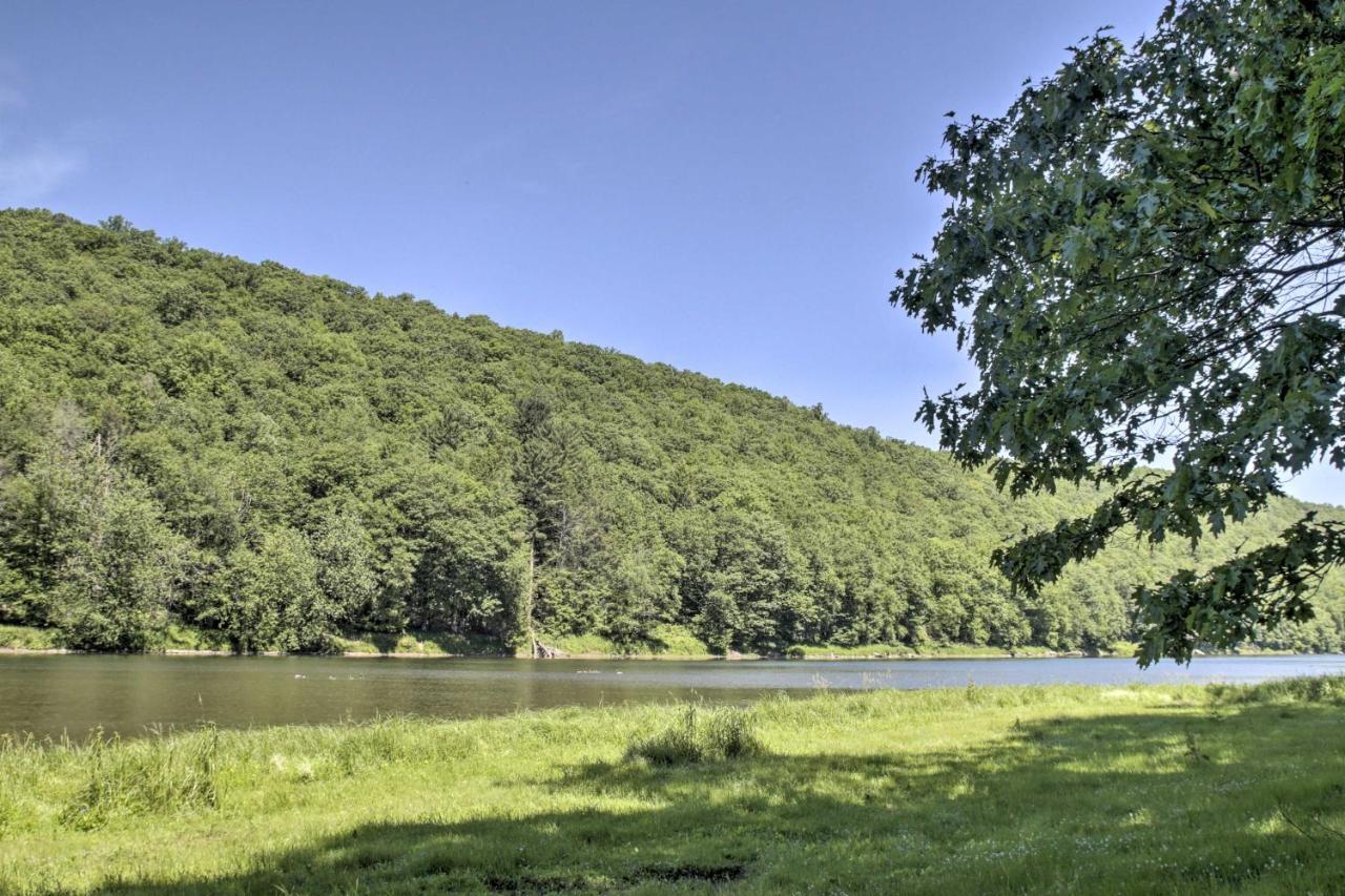 Spacious Home With Deck, Grill And Delaware River View Callicoon Dış mekan fotoğraf